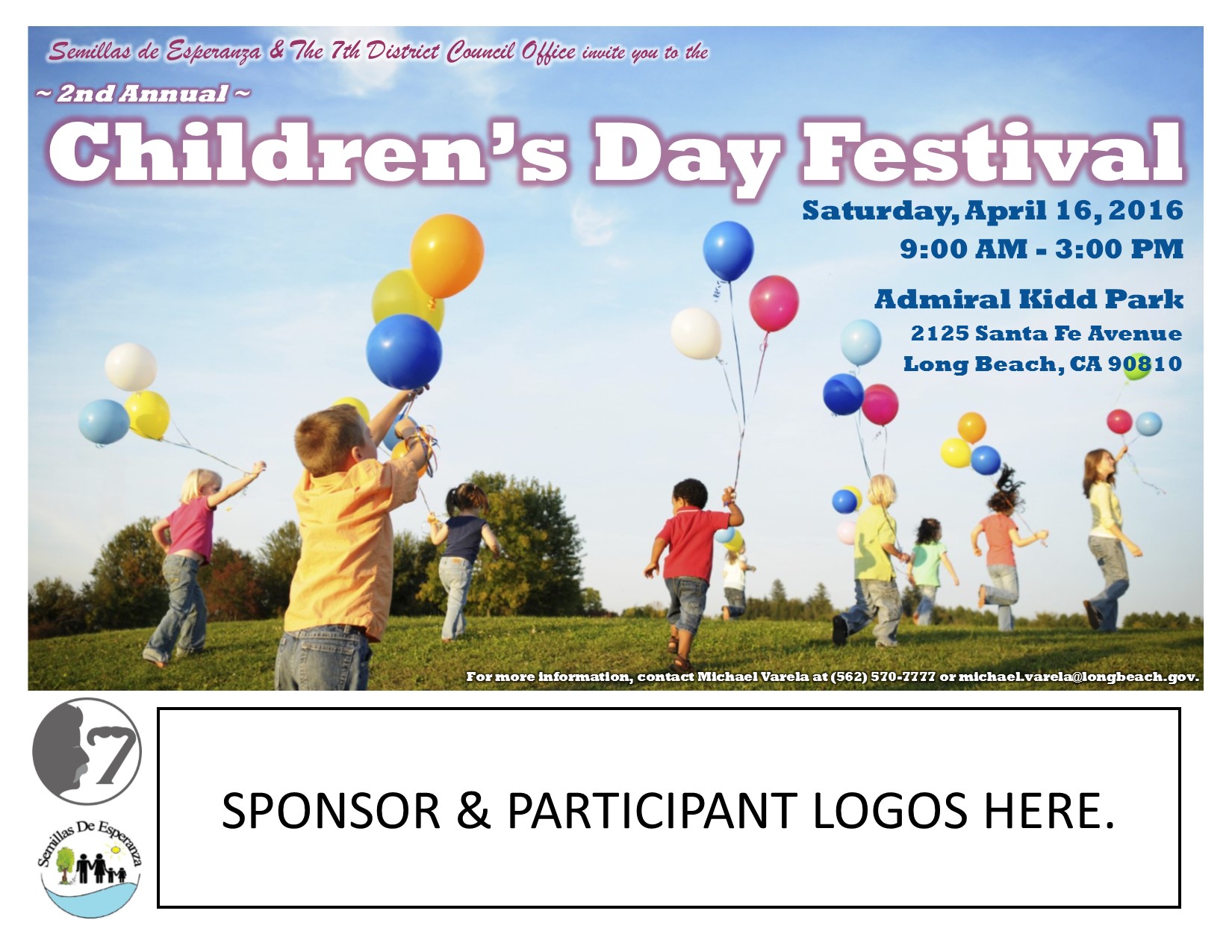 Children's Day Festival 2016 Color Full Page Flier ENG v.1