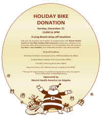 Holiday Bike Drive Flyer, No Link Attached
