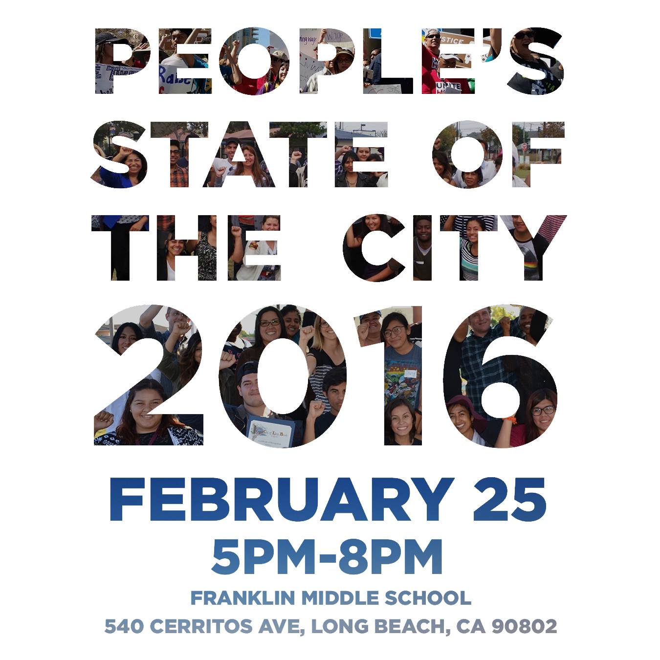 People's State of the City 2016 Event Flier