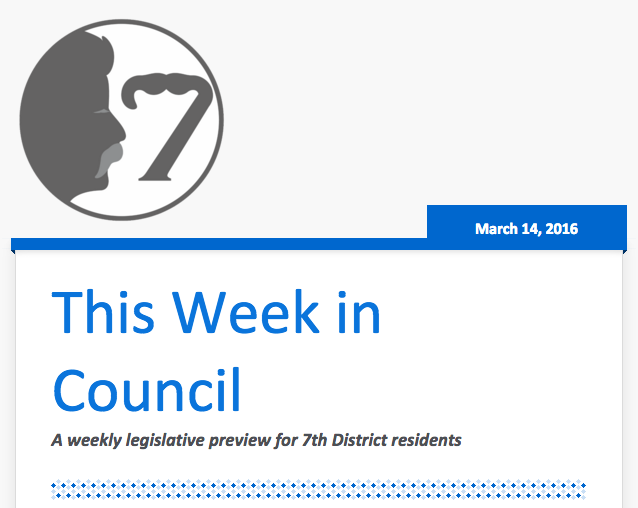 This Week in Council 2016.03.14